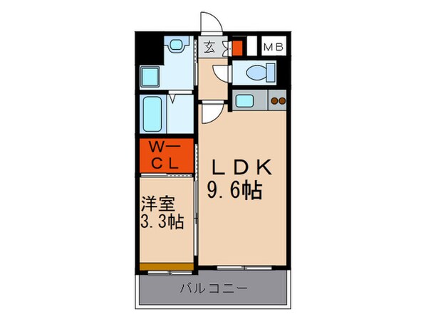 ピュアド－ムアドニス吉塚(1003)の物件間取画像